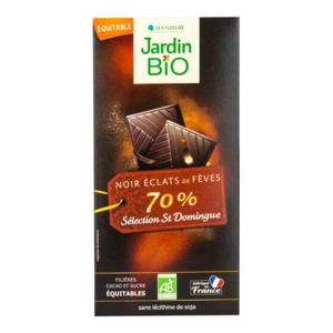 Jardin Čokoláda horká s kúskami kakaových bôbov BIO 100 g