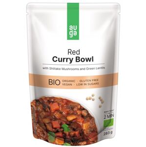 Auga Red curry bowl – s červeným karí korením, hubami shiitake a zelenou šošovicou BIO 283 g
