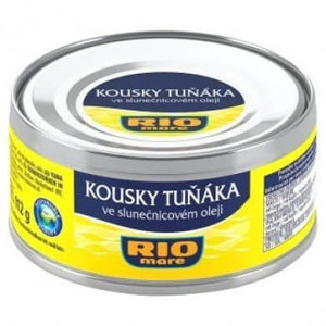 Rio mare Kúsky tuniaka vo slnečnicovom oleji 160 g