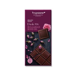 Benjamíssimo Čokoláda s ružovým olejom BIO 70 g