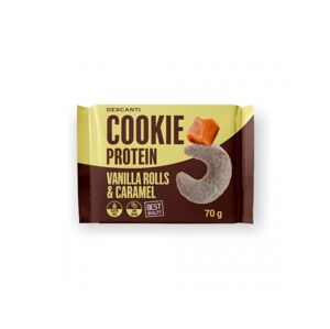 Descanti Cookie proteín vanilla rolls a karamel 70 g