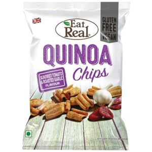 Eat Real Chipsy Quinoa, sušené paradajky a cesnak 30 g