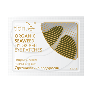 TianDe Hydrogélové vankúšiky na očné viečka Organické vodné riasy 2 ks