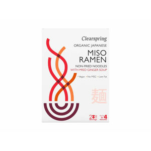 Clearspring Miso Ramen japonská rezancová polievka so zázvorom BIO 2 x 105 g