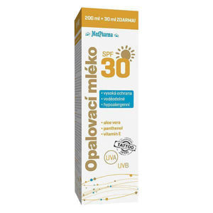 MedPharma Opaľovacie mlieko SPF 30 200 ml + 30 ml ZADARMO