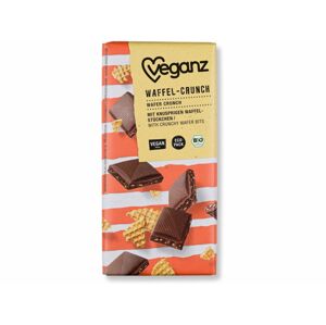 Veganz Čokoláda s chrumkavými vafle BIO 80 g