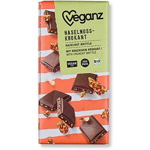Veganz Čokoláda s lieskovoorieškovým krokantom BIO 80 g