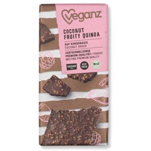 Veganz Kokosová čokoláda Fruity quinoa BIO 80 g