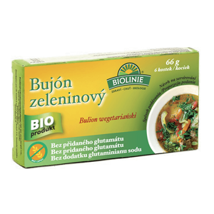Biolinie Bujón zeleninový BIO kocky 66 g