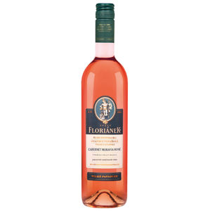 Floriánek Cabernet Moravia rosé, akostné polosuché 0,75 l