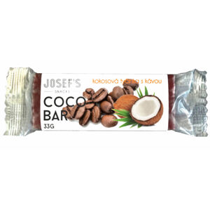 Josef's snacks Kokosová tyčinka s kávou 33 g