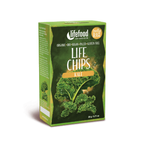 Lifefood Life Chips Zeleninové z kelu kučeravého BIO RAW 20 g