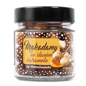 GRIZLY Makadamy v slanom karameli s medom by @mamadomisha 125 g