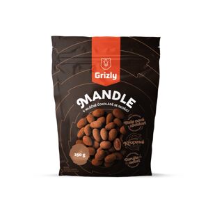 GRIZLY Mandle v mliečnej čokoláde so škoricou 250 g