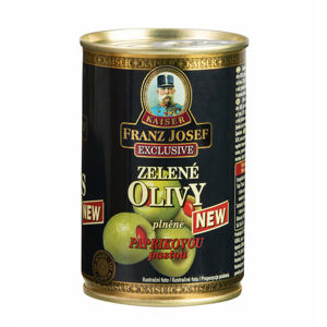 Franz Josef Kaiser Olivy zelené plnené pálivou paprikovou pastou 300 g