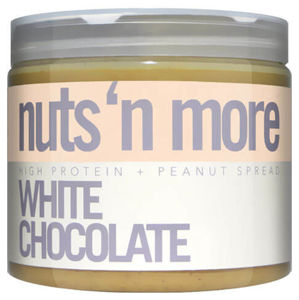 Nuts & more More Arašidové maslo biela čokoláda s proteínom 454 g
