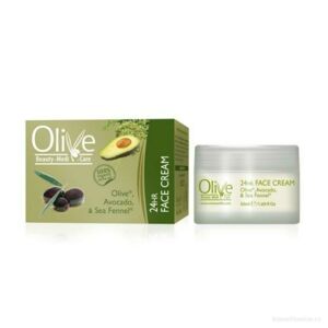 OliveBeauty medicare Olivový 24h krém na tvár s avokádom a motarom prímorským 50 ml