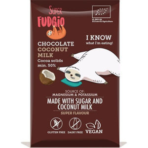 Super Fudgio Čokoláda s kokosovým mliekom BIO 80 g
