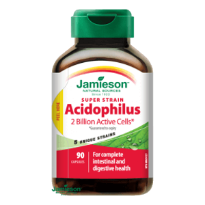 Jamieson Super Strain Acidophilus komplex bakteriálnych kultúr 90 kapsúl