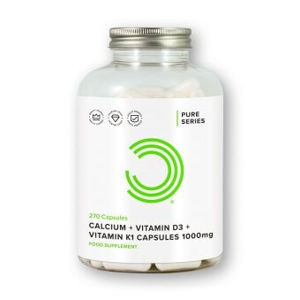 Bulk Powder Calcium + Vitamín D3 + Vitamín K1 1000 mg 90 tabliet