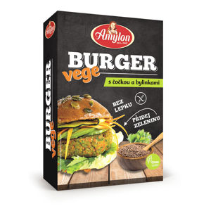 Amylon vege Burger so šošovicou a bylinkami bez lepku 125 g