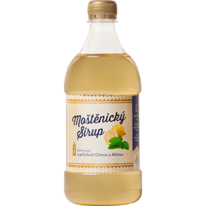 Moštěnický sirup Sirup citrón - mäta 900 g