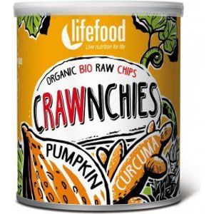Lifefood Crawnchies tekvicové s kurkumou BIO 30 g