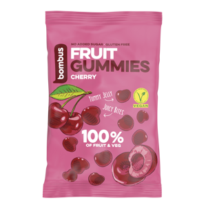 Bombus Fruit energy gummies višňa 35 g