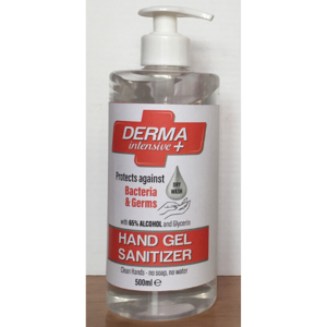 Derma intensive plus Čistiaci dezinfekcia antibakteriálny gél na ruky 500 ml