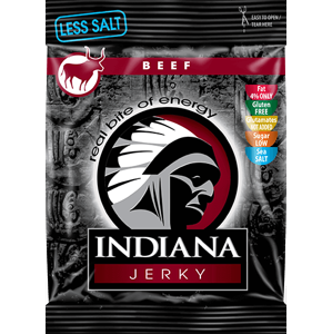 Indiana Jerky hovädzie Less Salt 25 g