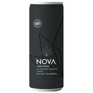 Nova Organic Energy 250 ml granátové jablko / čučoriedka / zázvor