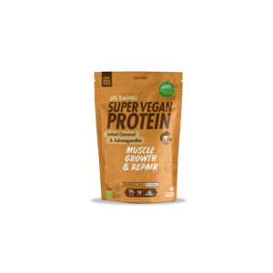 Iswari Super vegan proteín Slaný karamel a ašvaganda BIO 350 g