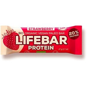 Lifefood Lifebar Proteín Jahodová BIO RAW 47 g 1249