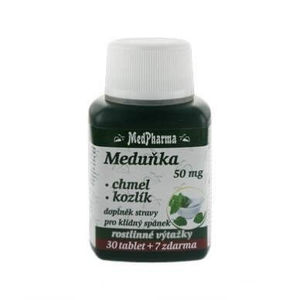 MedPharma Medovka 50 mg + chmeľ + valeriána 37 tablet