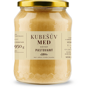 Kubešův med Med kvetový pastované (šľahaný) 480 g