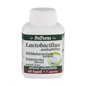 MedPharma Lactobacillus acidophilus + 2 kmene 67 tabliet