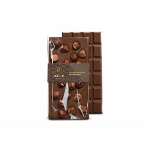 Čokoládovňa Janek Mliečna čokoláda s lieskovými orechmi 105 g