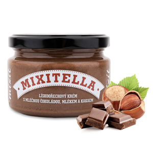 Mixit Mixitella Lieskový orech s mliečnou čokoládou, mliekom a kakaom 250 g