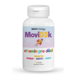 Movit energy MoviD3k - vitamín D3 pre deti, 800 IU, 90 tabliet