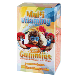 MedPharma Gummies - Multivit + omega3, 60 želat. tablety pre deti