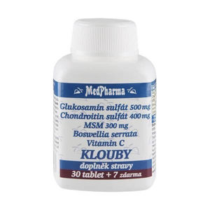 MedPharma Glukosamín + chondroitín + MSM (kĺby) 37 tabliet