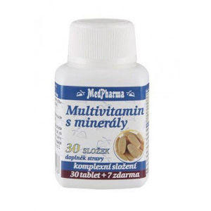 MedPharma Multivitamín s minerálmi, 30 zložiek 37 tabliet