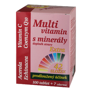 MedPharma Multivitamín s minerálmi + extra C, Q10 107 tablet