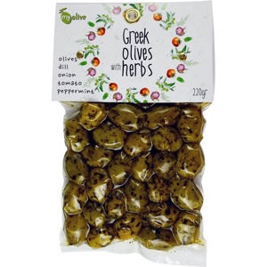 my olive Marinované olivy zeleninou a mätou 220 g