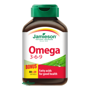 Jamieson Omega 3-6-9 1200 mg 100 kapslí