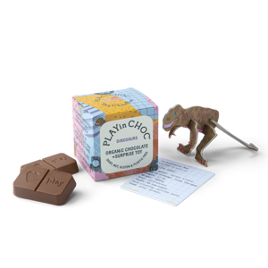 Playin CHOC Čokoláda s hračkou Dinosaury BIO 1 ks