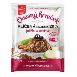 SEMIX Ovesný hrnček s klíčenia quinoa, jablkami a škoricou bez lepku 70 g