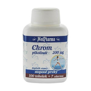 MedPharma Chróm pikolinát 200 mikrogramov 37 tablet