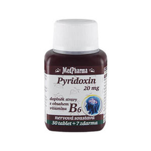 MedPharma Pyridoxín 20 mg + vit. B6 37 tablet
