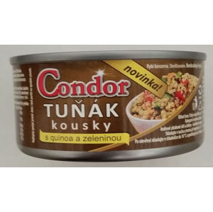 Condor Tuniak kúsky s quinou a zeleninou (plechovka) 170 g